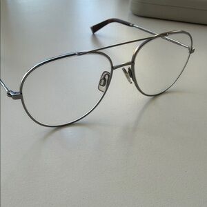 Warby Parker Black and Silver Eyeglasses